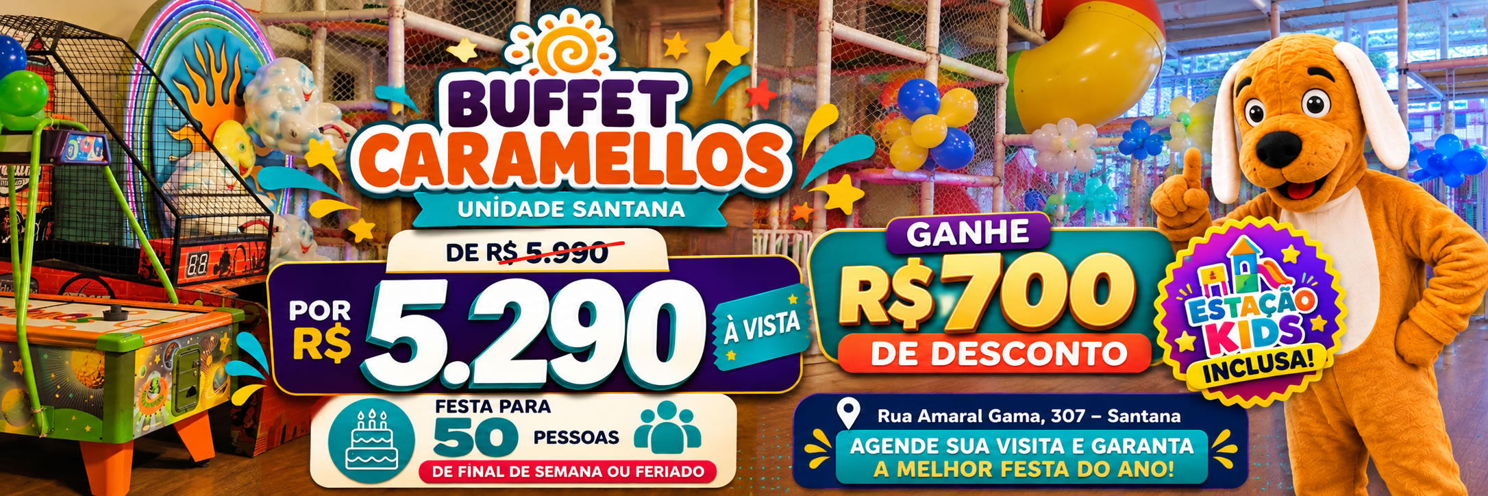 Promoção Buffet Caramellos Santana D
