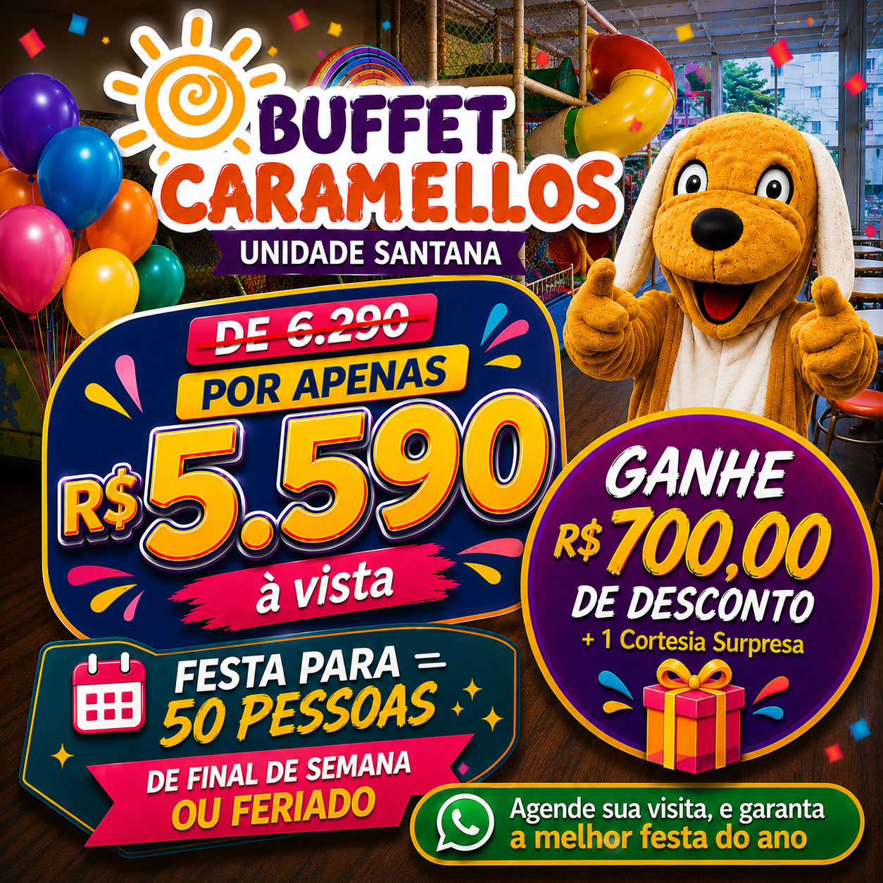 Buffet Caramellos Promoção Junho M